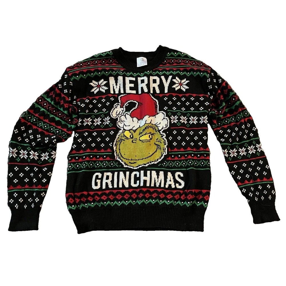 The Grinch Merry Grinchmas Ugly Christmas Sweater  Size: XXXL (21)